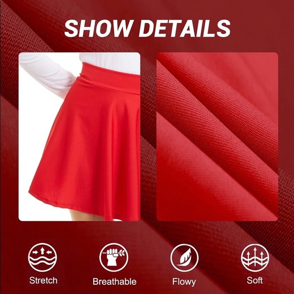 Mini Skater Skirt for Women Stretchy Flowy Skirt ( brand new in package ) - Picture 3 of 4